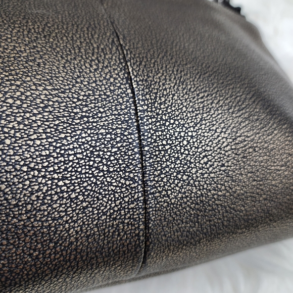 Coach Metallic Leather Turnlock Clutch Shoulder Bag - Picture 10 of 13